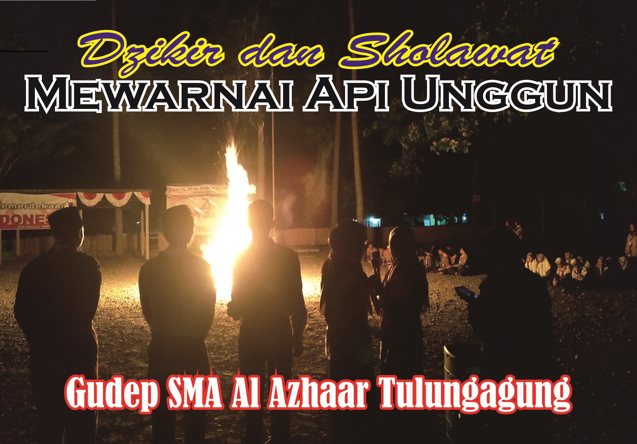 Dzikir Dan Sholawat Meriahkan Malam Orientasi Pramuka Gudep SMA Al Azhaar Tulungagung